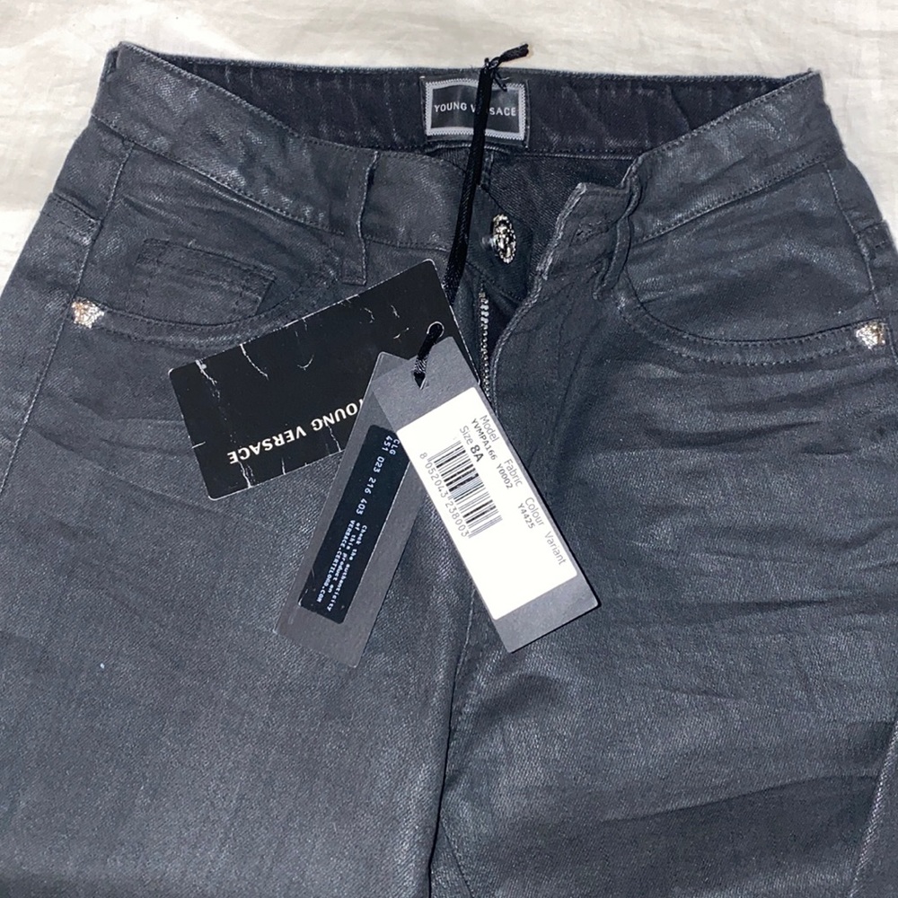 Young versace black denim